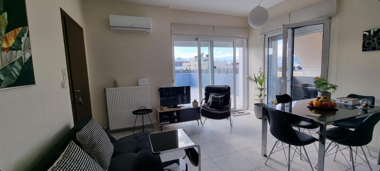 Bright & Modern Apt With View Héraklion Extérieur photo